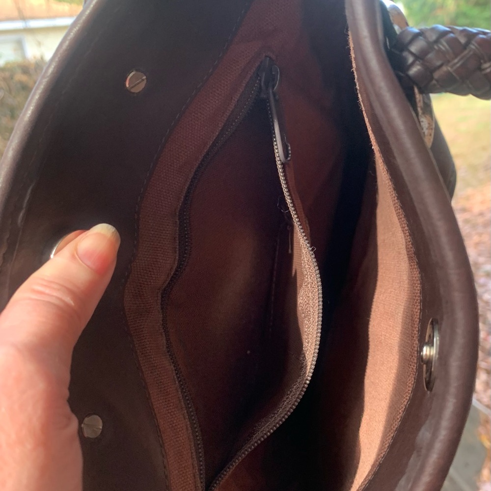 Chocolate brown Brighton mini tote - Picture 4 of 4